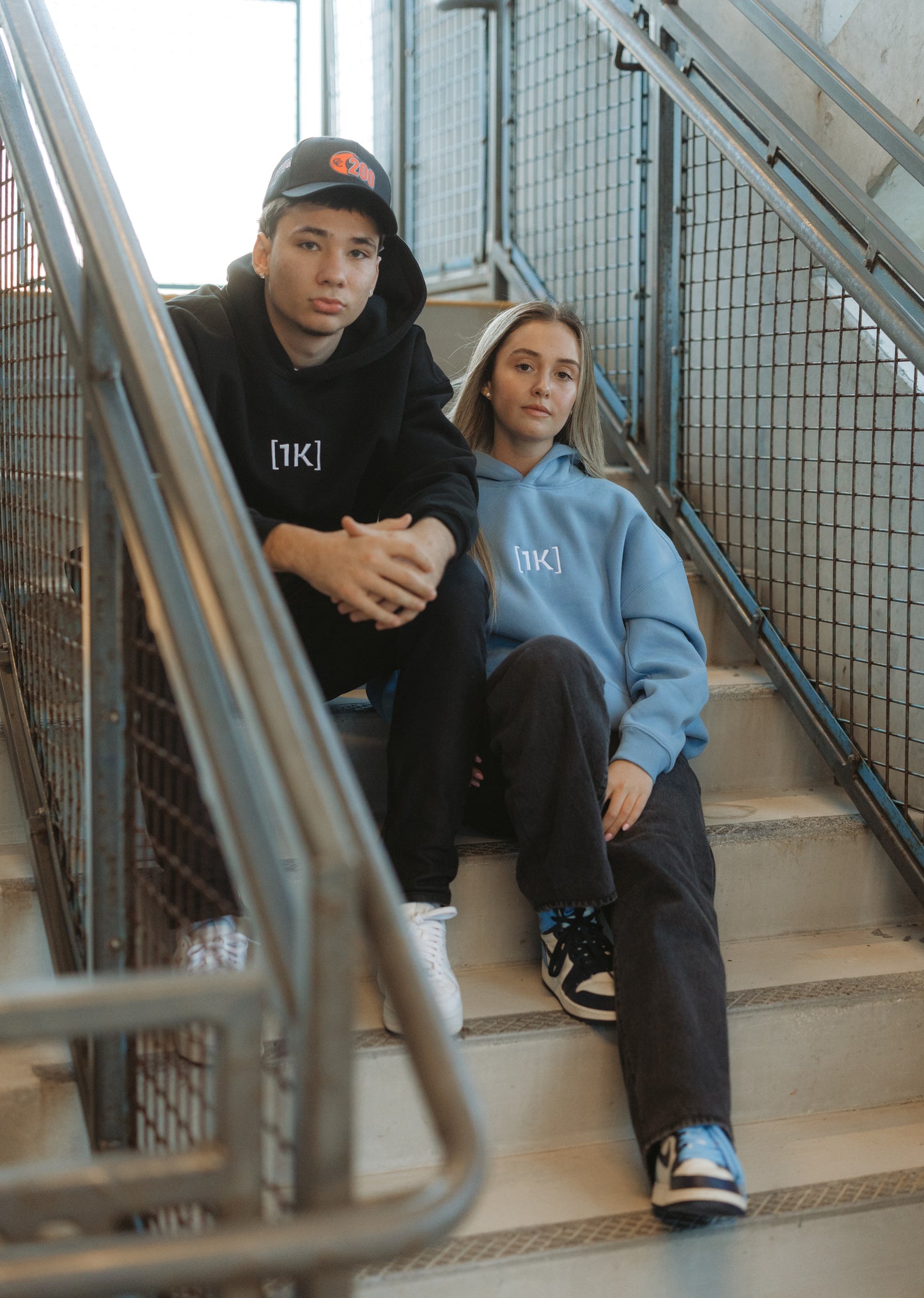 1K Essentials Collection - Black Hoodie