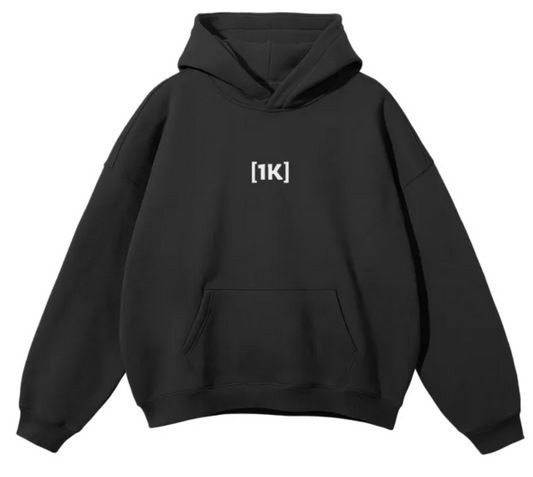 1K Essentials Collection - Black Hoodie