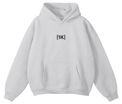 1K Essentials Collection - Light Grey Hoodie